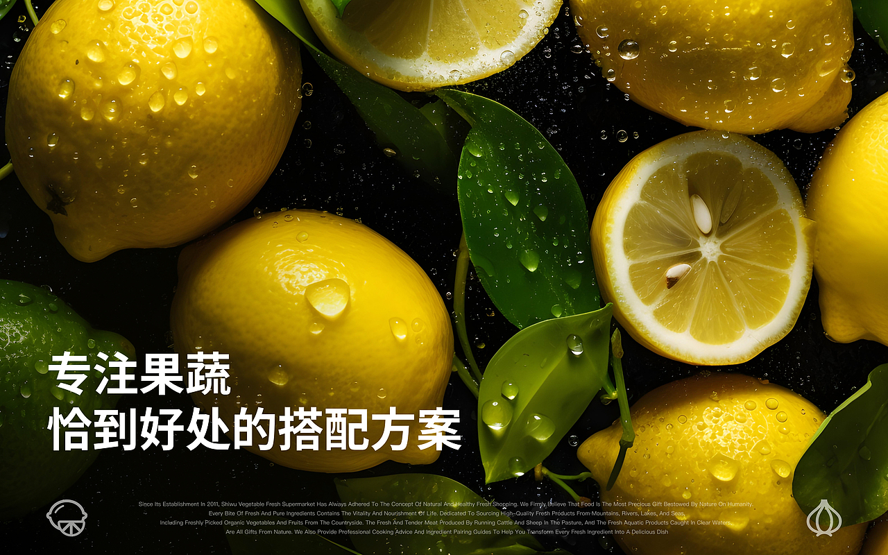 生鲜超市品牌全案 LOGO/VI/产品/包装设计/礼盒IP/官网