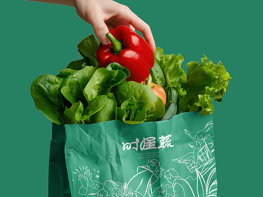 生鲜超市品牌全案 LOGO/VI/产品/包装设计/礼盒IP/官网