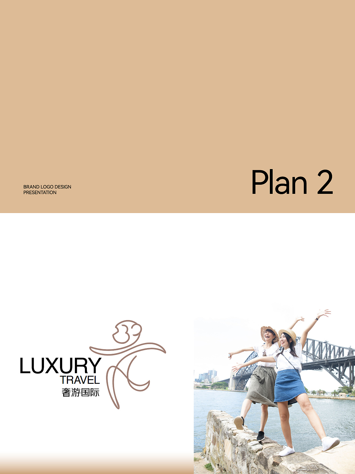 奢游国际旅游logo 深情的告别  猴子ip