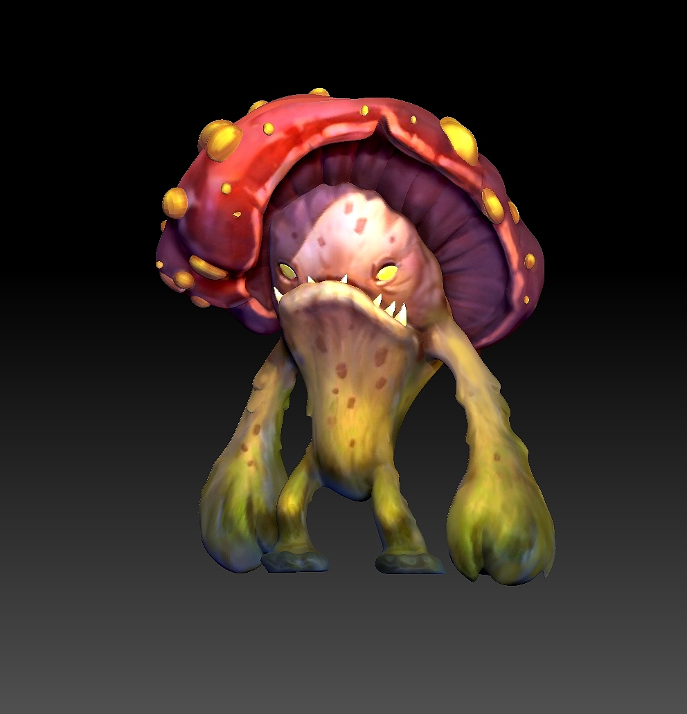 蘑菇怪-游戏建模