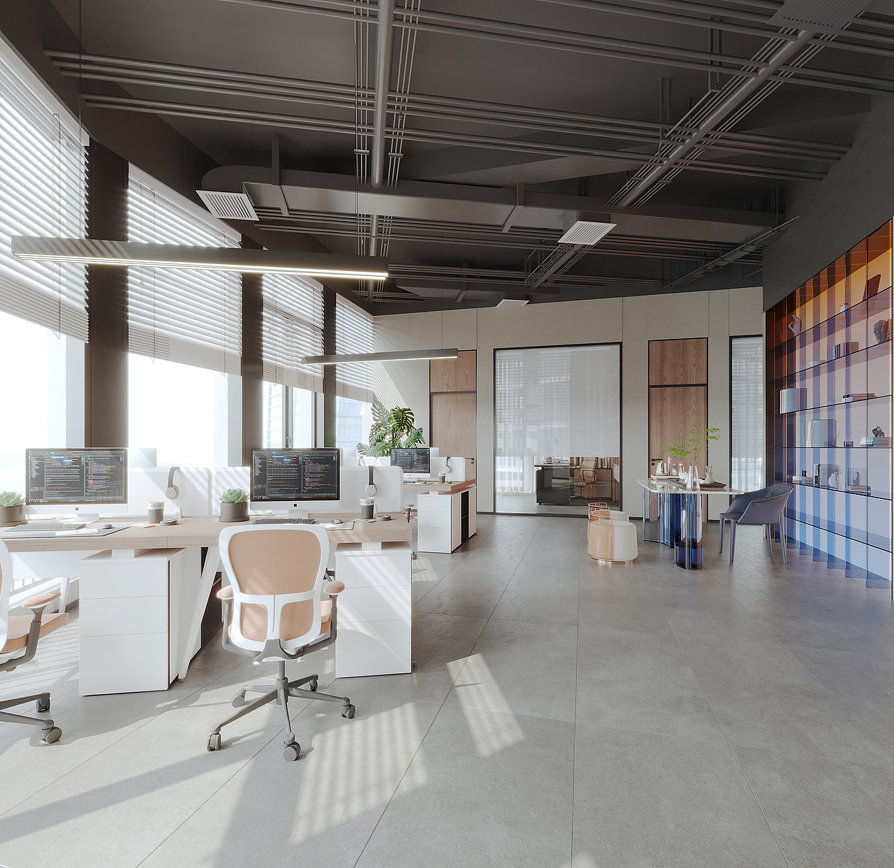 办公室渲染表现