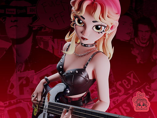 Fake rock band