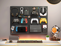 王国之泪收纳箱+Switch健身环+多功能洞洞板