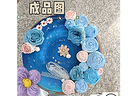 立體裝飾畫——花