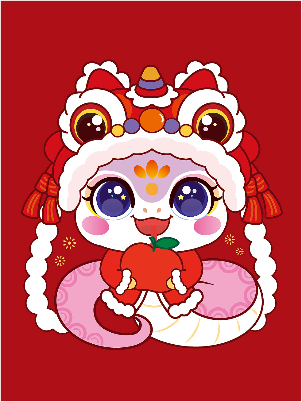 快乐蛇IP卡通形象可爱插画蛇年生肖IP 蛇年快乐（图ZMzc3MTgyOTA4） - 商业插画 - 站酷设计师阿茹生肖IP原创素材 - 站酷ZCOOL