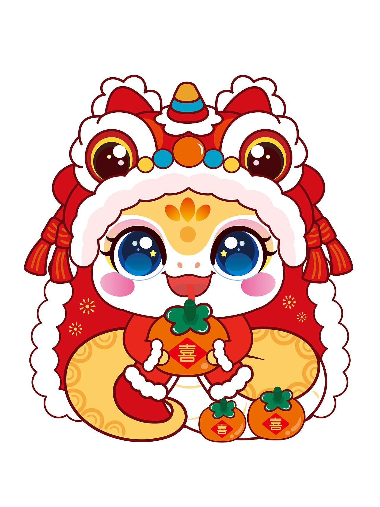 快乐蛇IP卡通形象可爱插画蛇年生肖IP 蛇年快乐（图ZMzc3MTgyODI4） - 商业插画 - 站酷设计师阿茹生肖IP原创素材 - 站酷ZCOOL