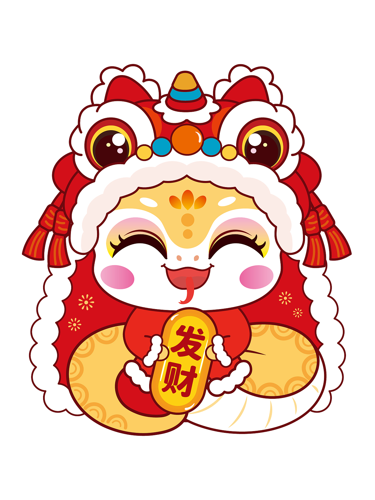 快乐蛇IP卡通形象可爱插画蛇年生肖IP 蛇年快乐（图ZMzc3MTgyNzg0） - 商业插画 - 站酷设计师阿茹生肖IP原创素材 - 站酷ZCOOL