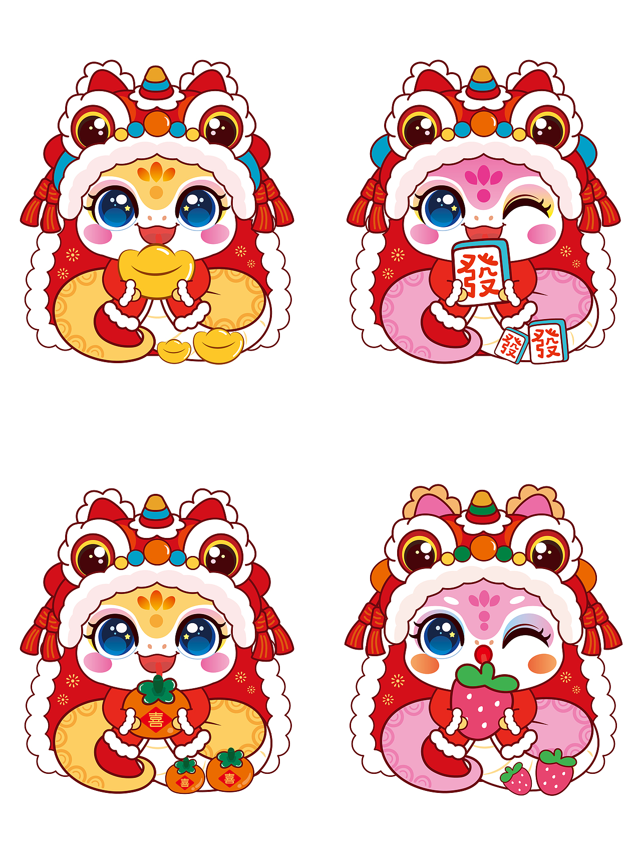 快乐蛇IP卡通形象可爱插画蛇年生肖IP 蛇年快乐（图ZMzc3MTgyNzgw） - 商业插画 - 站酷设计师阿茹生肖IP原创素材 - 站酷ZCOOL