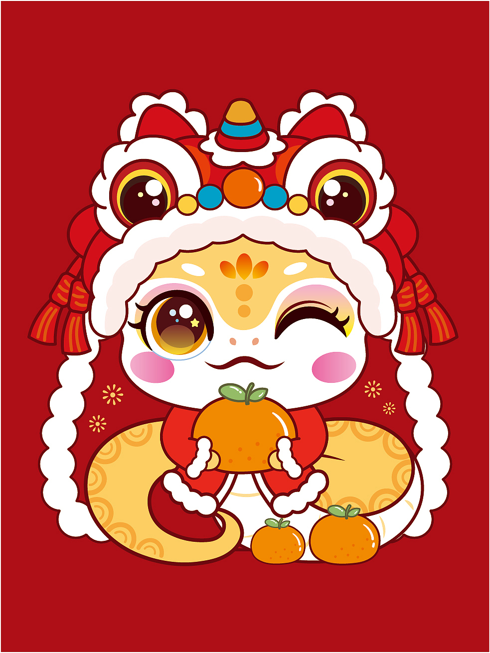 快乐蛇IP卡通形象可爱插画蛇年生肖IP 蛇年快乐（图ZMzc3MTgyOTEy） - 商业插画 - 站酷设计师阿茹生肖IP原创素材 - 站酷ZCOOL