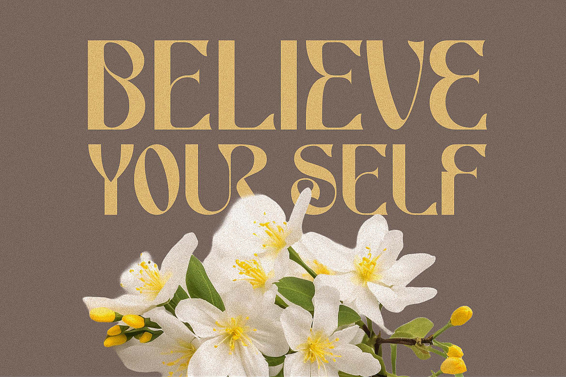 古典优雅时尚宫廷画册海报封面标题花体字装饰英文字体