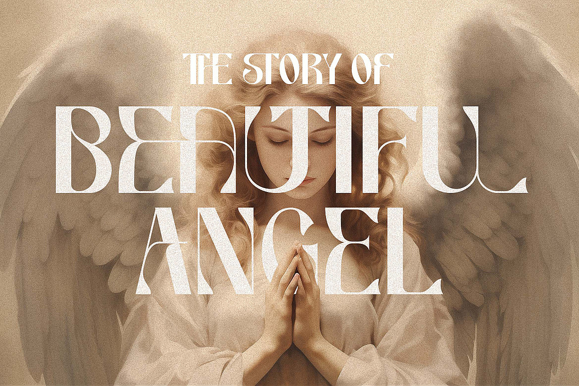 古典优雅时尚宫廷画册海报封面标题花体字装饰英文字体