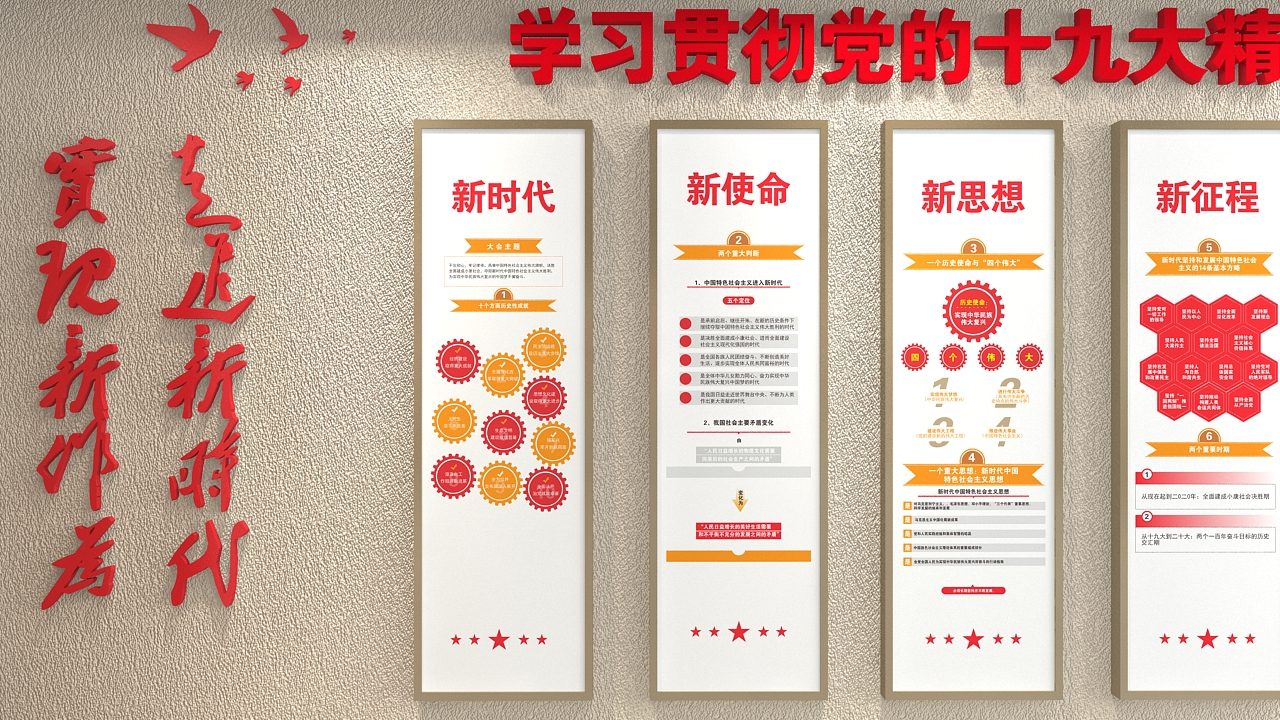 文化墙总显的得乱怎么解决?#文化墙设计#C4D建模宝典 #雨田侃设计#设计思维提升班