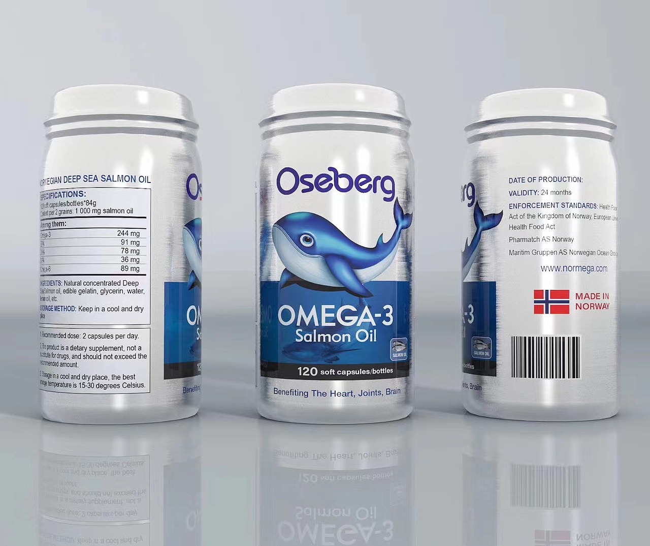 鱼油包装设计、保健品包装设计、包装设计、产品包装