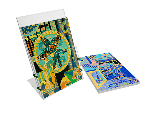 畲凤绘卷--畲族凤凰插画设计