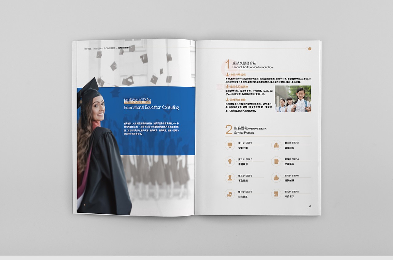 一希品牌设计--精英人才服务画册宣传册设计