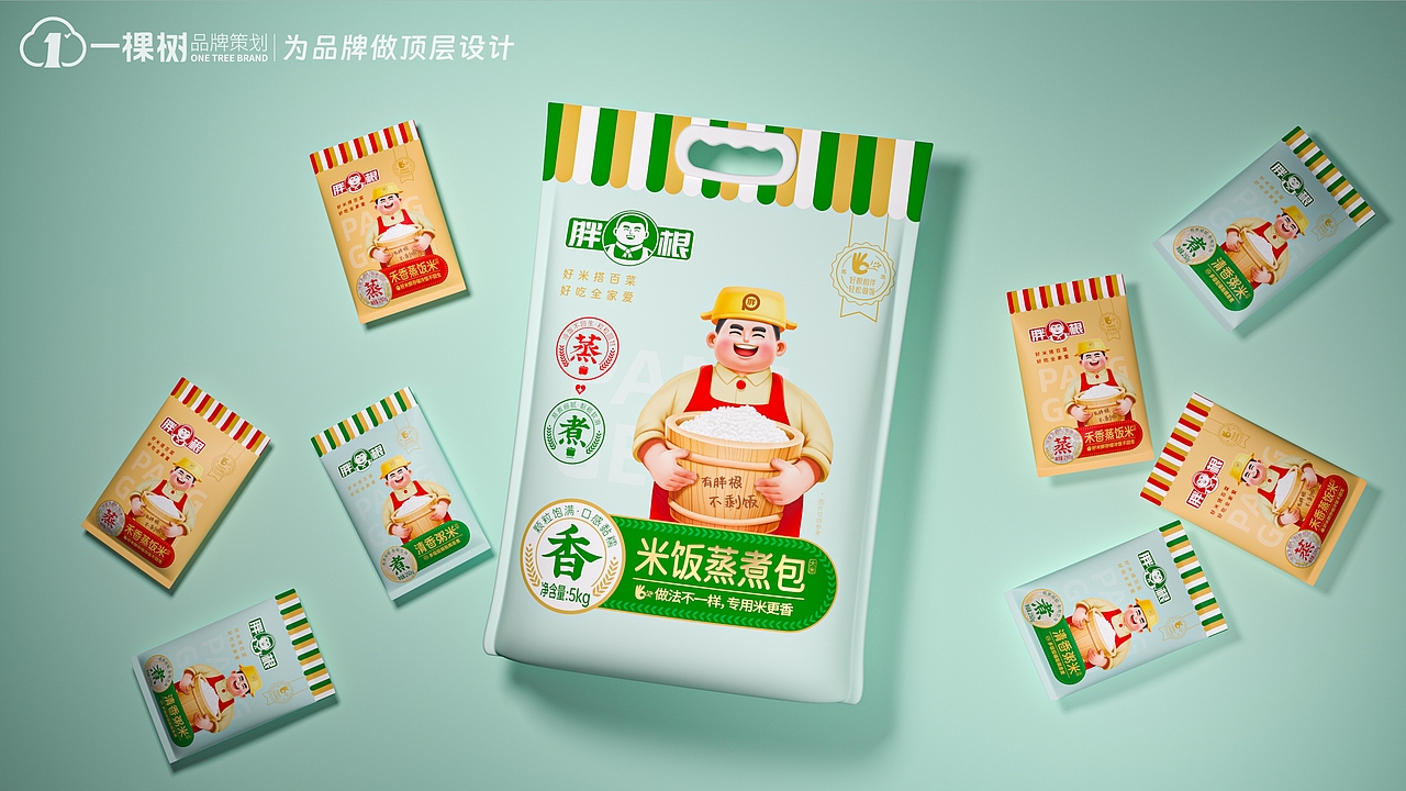 好米搭百菜,好吃全家爱 | 胖根 ✖️ 一棵树品牌(图ZMzc3MjE0OTMy) - 包装 - 站酷设计师一棵树品牌原创素材 - 站酷ZCOOL
