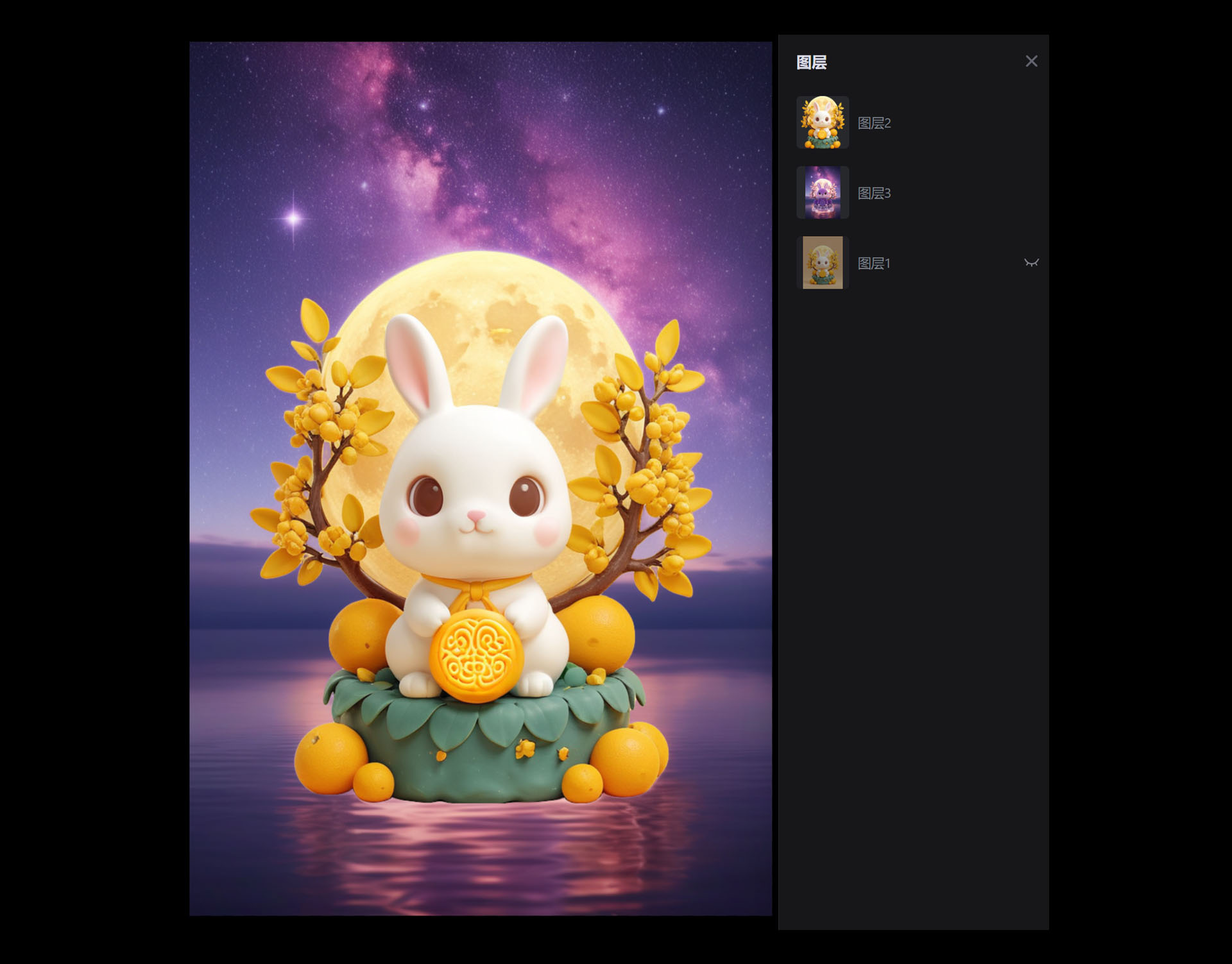AIGC应用指南 | 用美图WHEE辅助设计中秋节海报