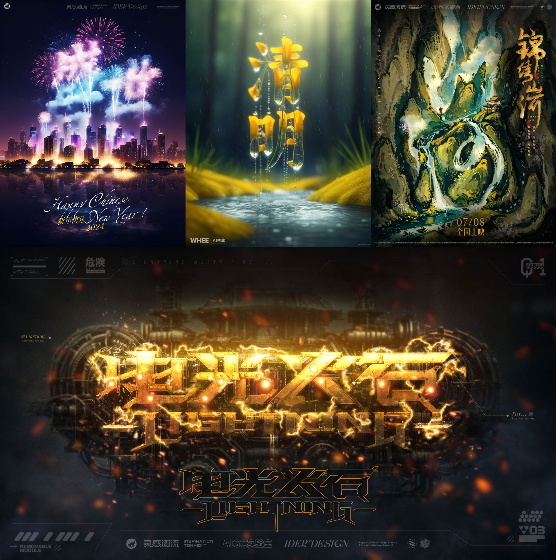 AIGC应用指南 | 用美图WHEE辅助设计中秋节海报(图ZMTQ5MTA3ODQ=) - 教程 - 站酷设计师大猫404原创素材 - 站酷ZCOOL
