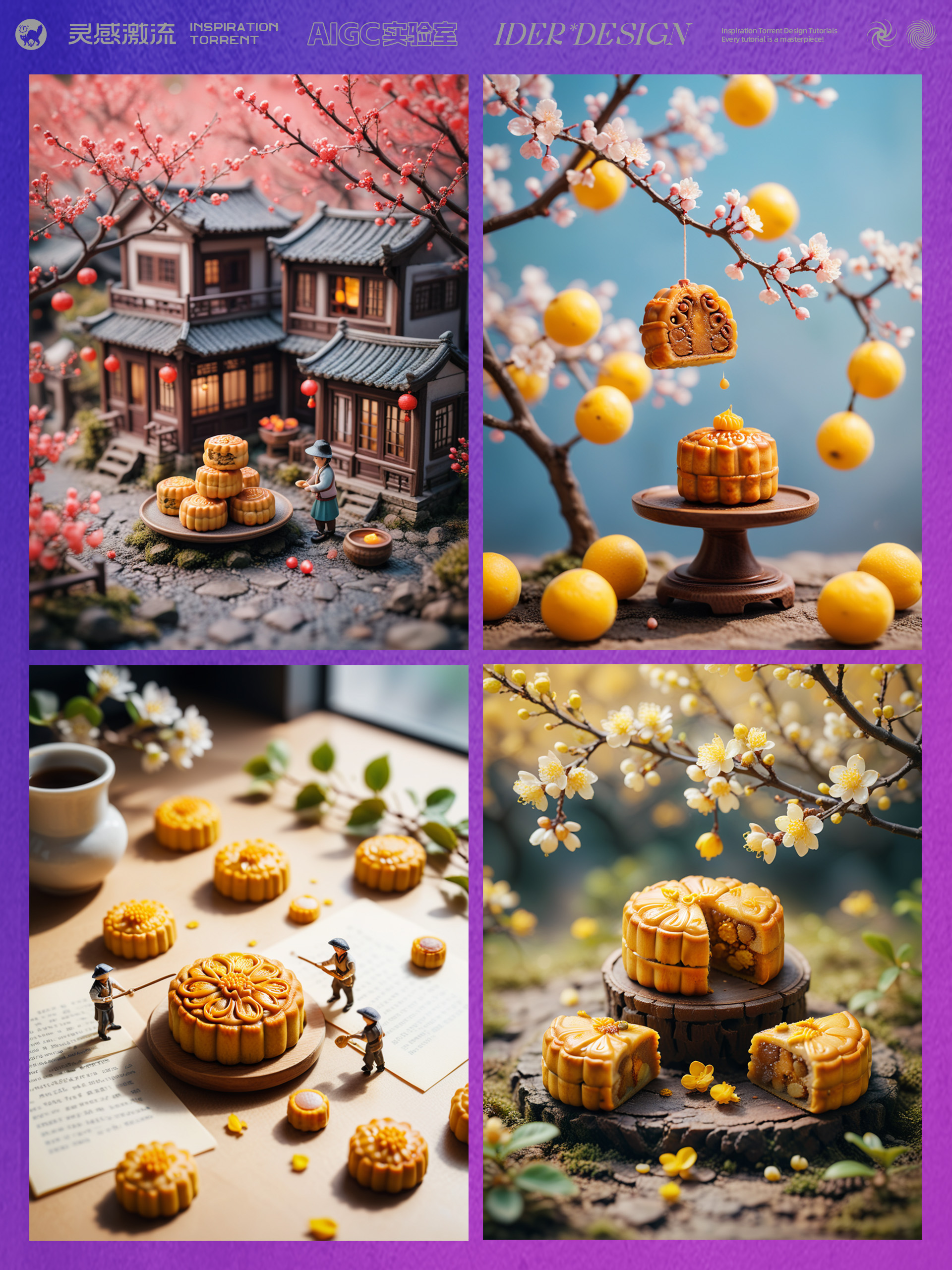 AIGC应用指南 | 用美图WHEE辅助设计中秋节海报(图ZMTQ5MTA3OTY=) - 教程 - 站酷设计师大猫404原创素材 - 站酷ZCOOL