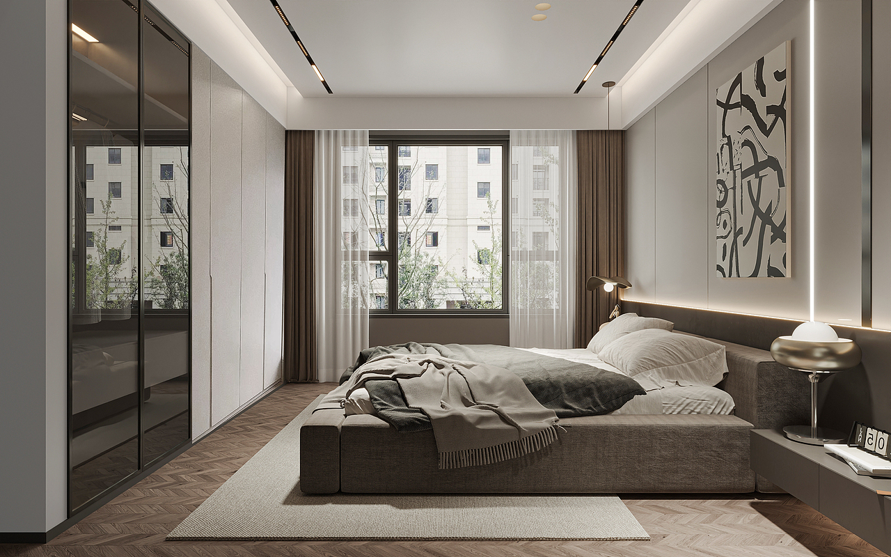 现代风客餐厅设计（图ZMzc3MjI2NzU2） - 家装设计 - 站酷设计师艺维空间原创素材 - 站酷ZCOOL