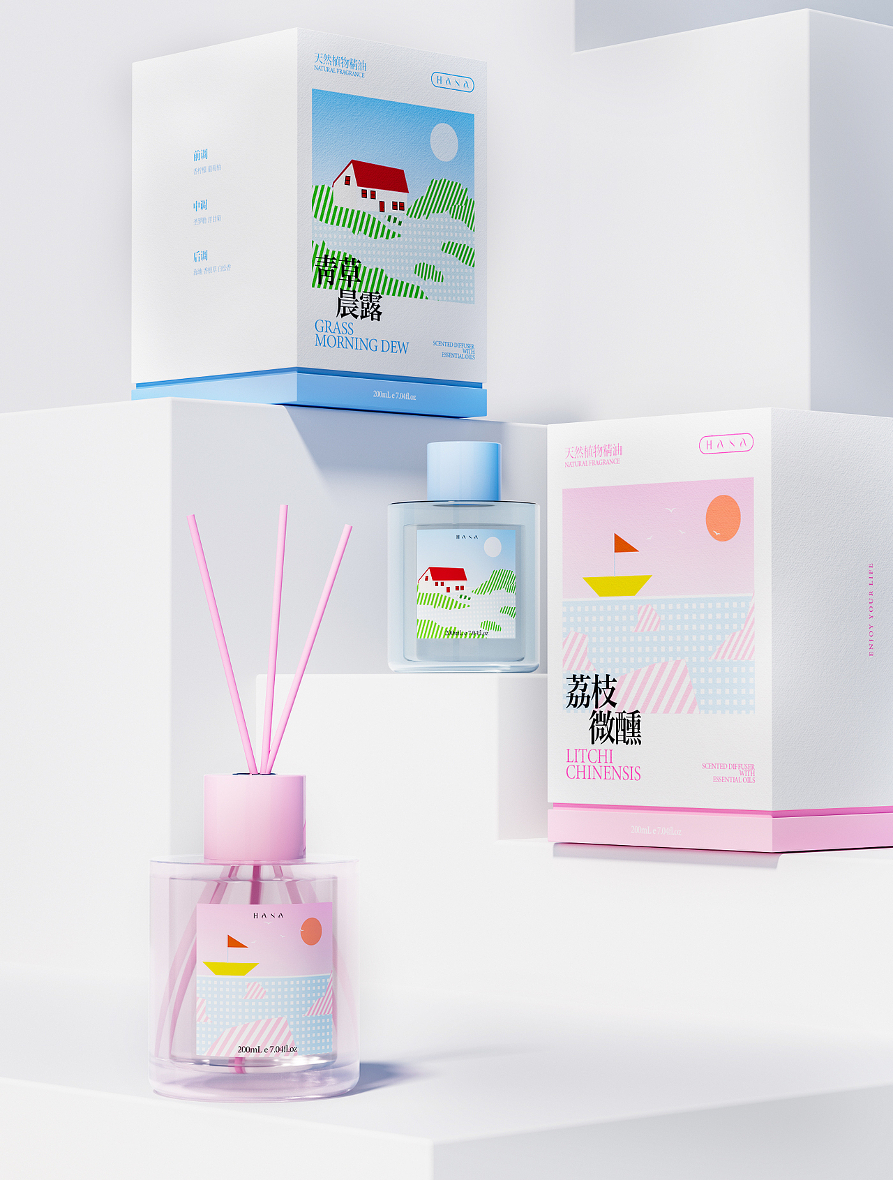 原创包装设计丨无火香薰（图ZMzc3MjQzMDE2） - 包装 - 站酷设计师徐花花_HaNa原创素材 - 站酷ZCOOL