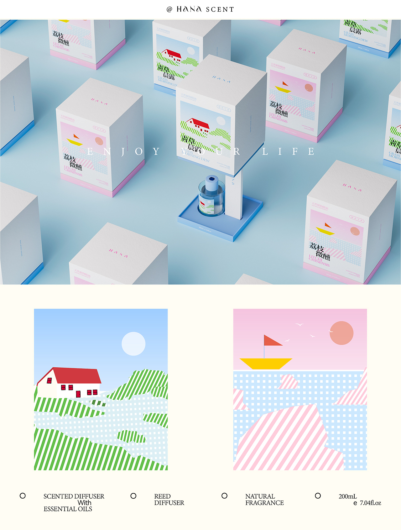 原创包装设计丨无火香薰（图ZMzc3MjQzMDEy） - 包装 - 站酷设计师徐花花_HaNa原创素材 - 站酷ZCOOL