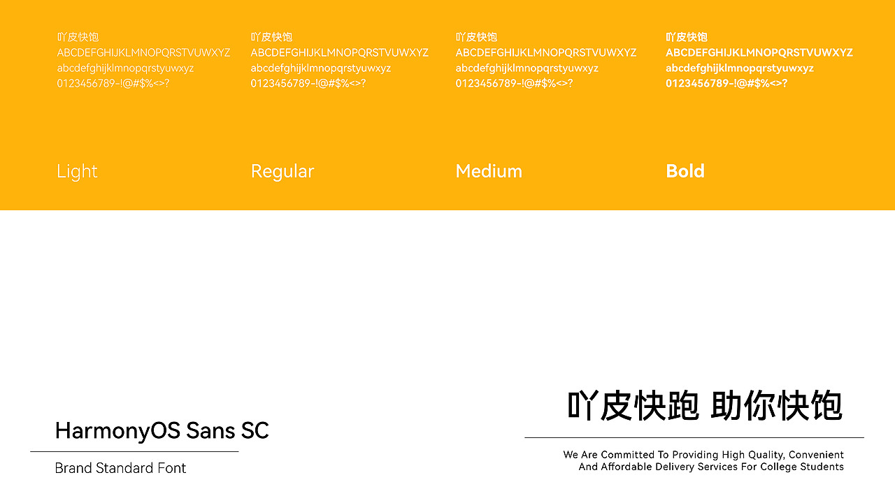 吖皮快饱-校园配送品牌IP