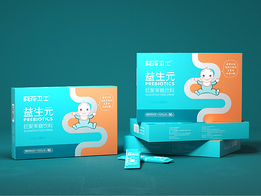 儿童益生元产品包装设计/圣智扬设计