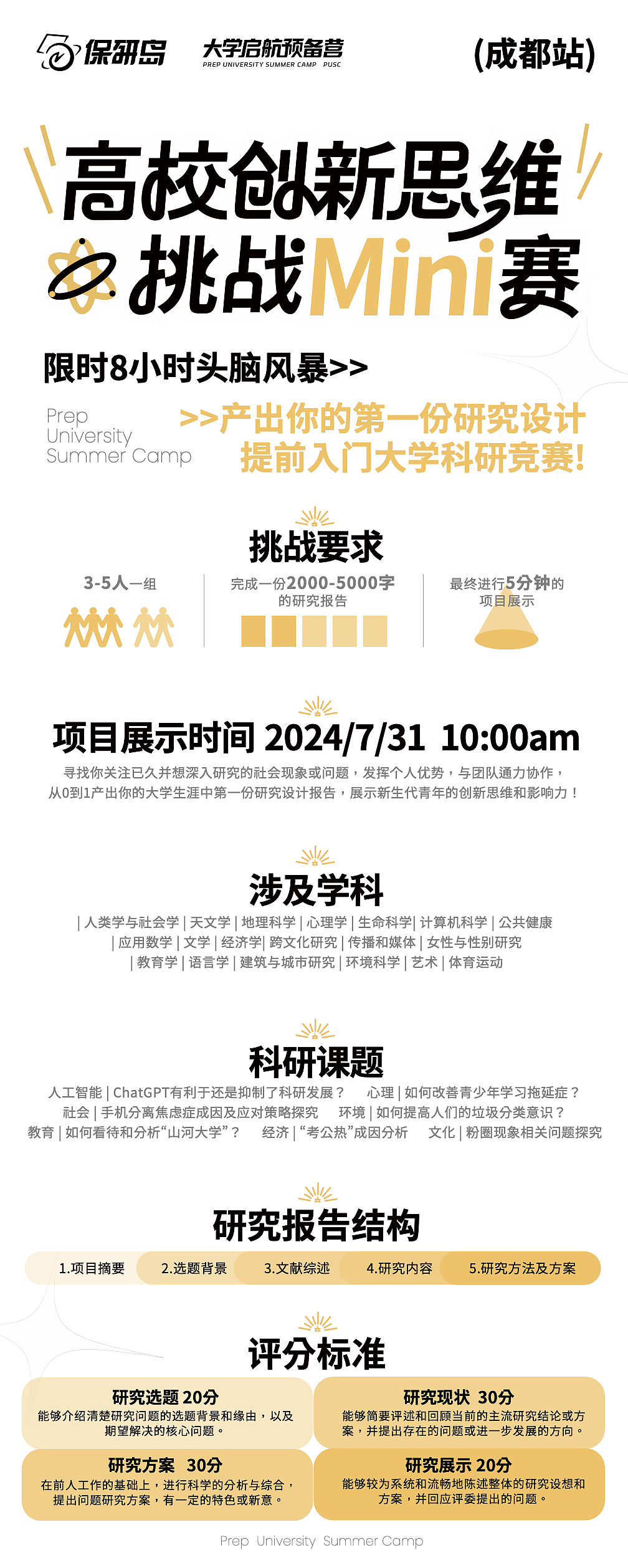 大学启航预备营24成都站-线下活动物料设计(图ZMzc3MjUxNjM2) - 宣传物料 - 站酷设计师亚孩儿原创素材 - 站酷ZCOOL