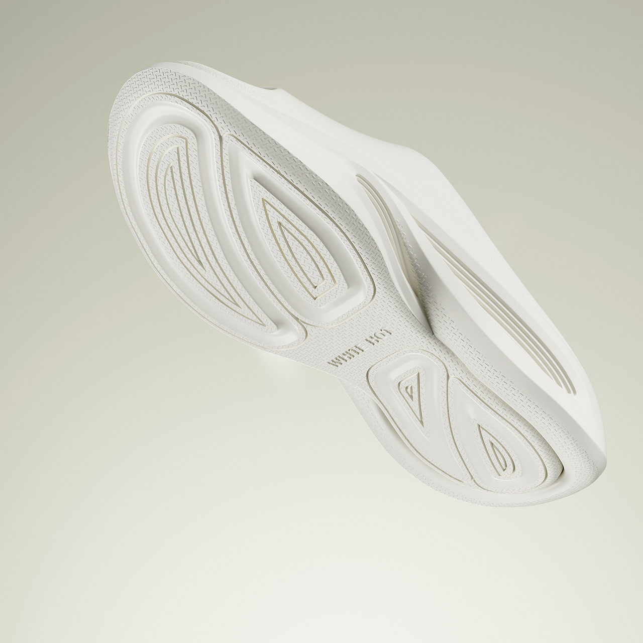 Whitehot运动拖鞋-产品渲染/主图渲染