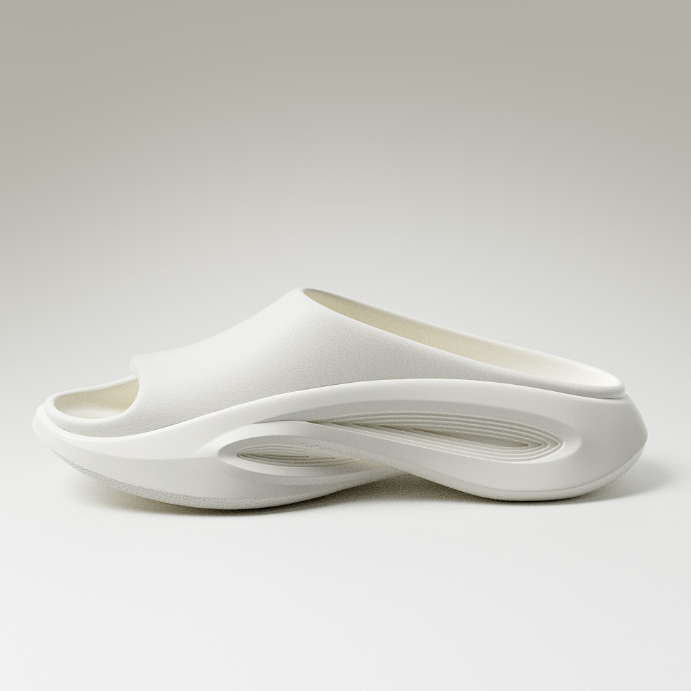 Whitehot运动拖鞋-产品渲染/主图渲染