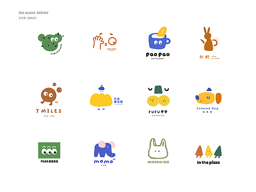 艾伦家LOGO设计合集【02】 The Alans logo design