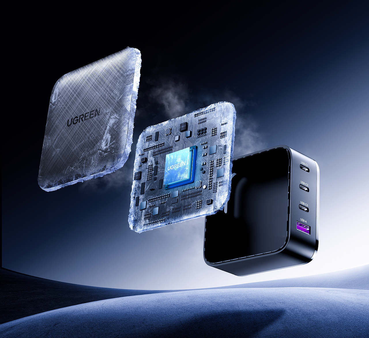 【UGREEN Product Rendering | Double kill】（图ZMzc3MjYwNjYw） - 产品 - 站酷设计师热晕的李大萌原创素材 - 站酷ZCOOL