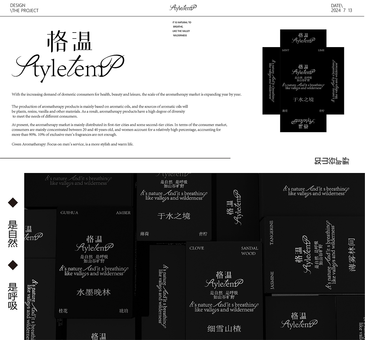 格温 STYLETEMP 香水品牌包装设计