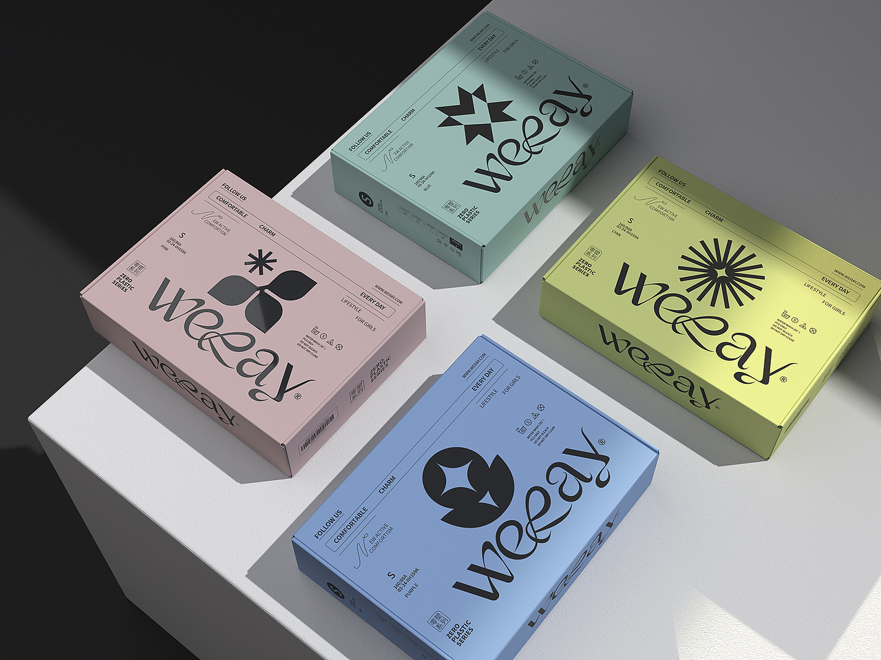 瑜伽服装品牌品牌全案设计|服装包装设计|品牌VI