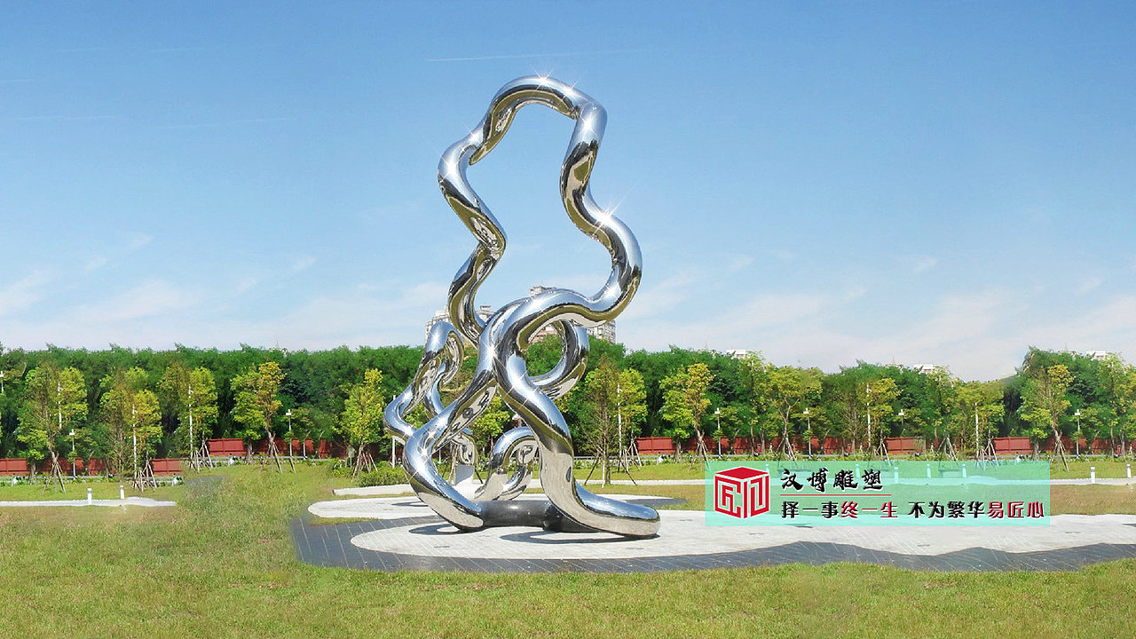 不锈钢异形雕塑,户外装饰摆件,大型艺术品