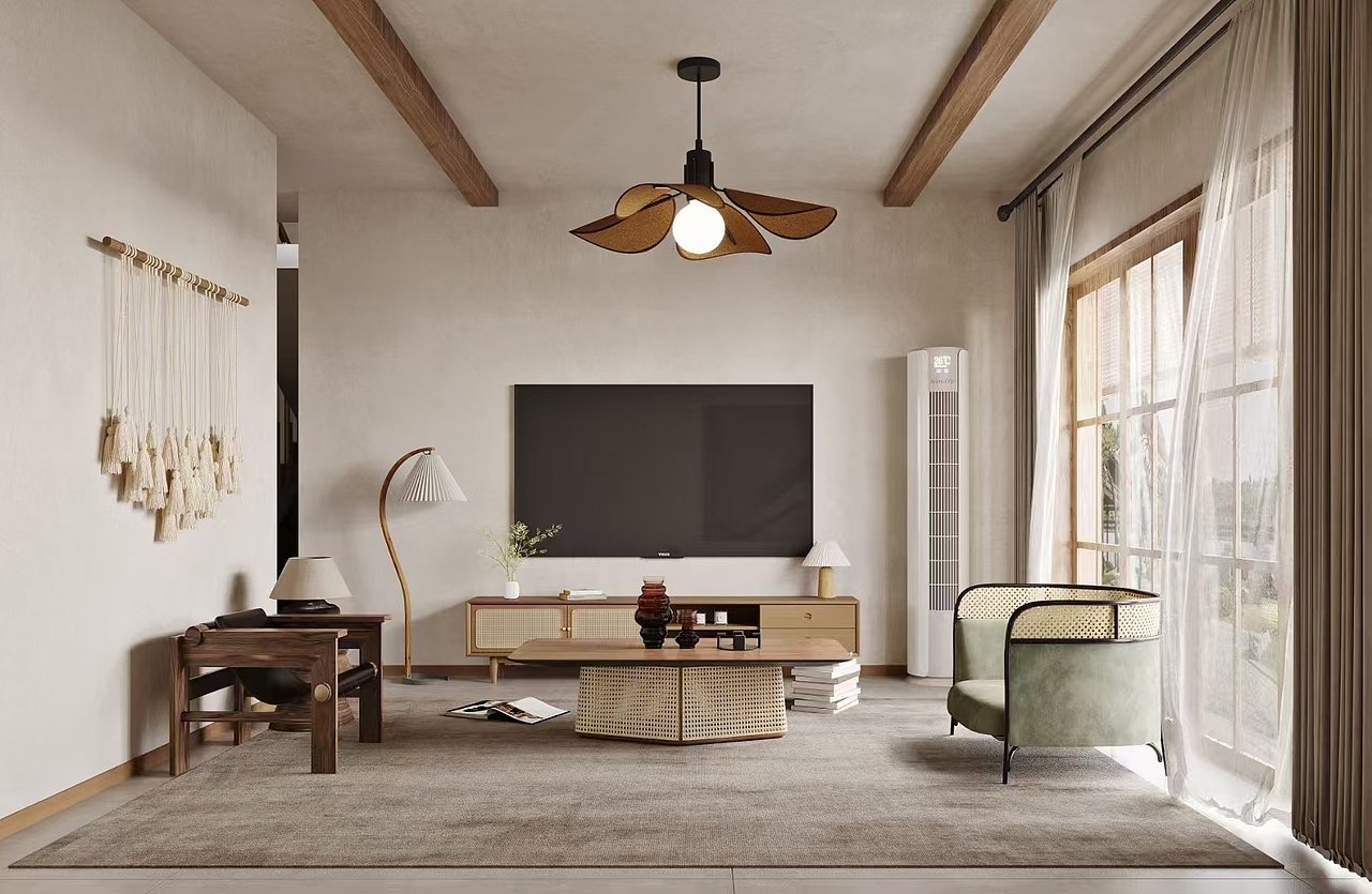 #原木侘寂风如果你也喜欢侘寂风，用质朴代替奢华