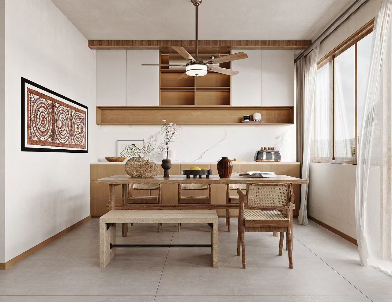 #原木侘寂风如果你也喜欢侘寂风，用质朴代替奢华