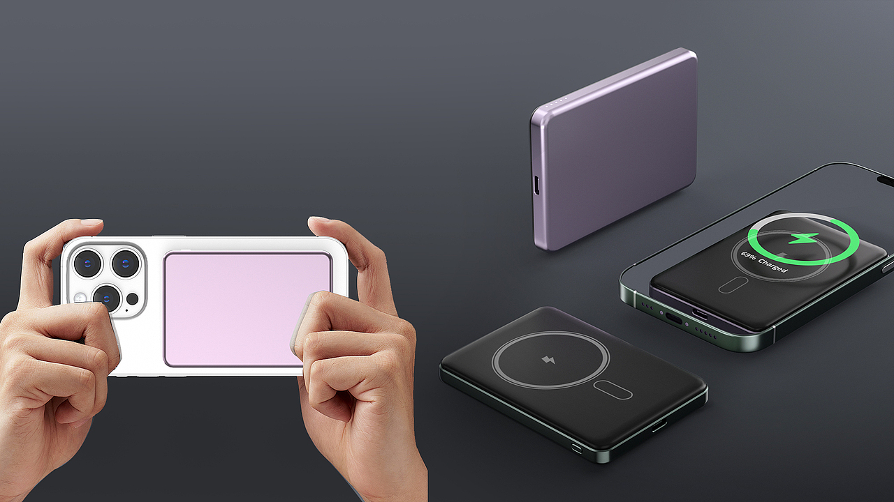 磁吸充電寶渲染（圖ZMzc3Mjg1MjIw） - 產(chǎn)品 - 站酷設(shè)計(jì)師Yolanda羅原創(chuàng)素材 - 站酷ZCOOL