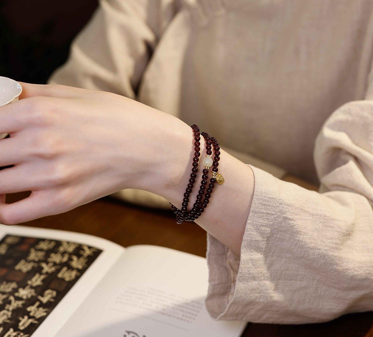 古风新中式珠宝首饰拍摄 静物产品手串拍摄