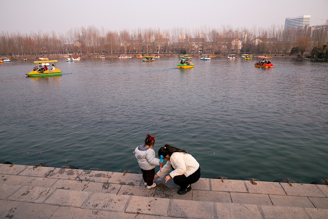 正月初一的魏祠公园