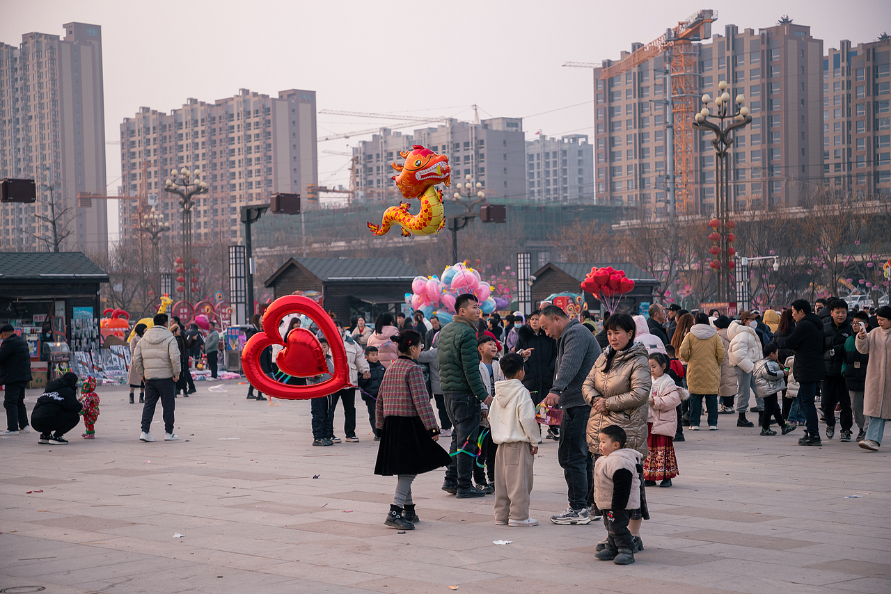 正月初一的魏祠公园