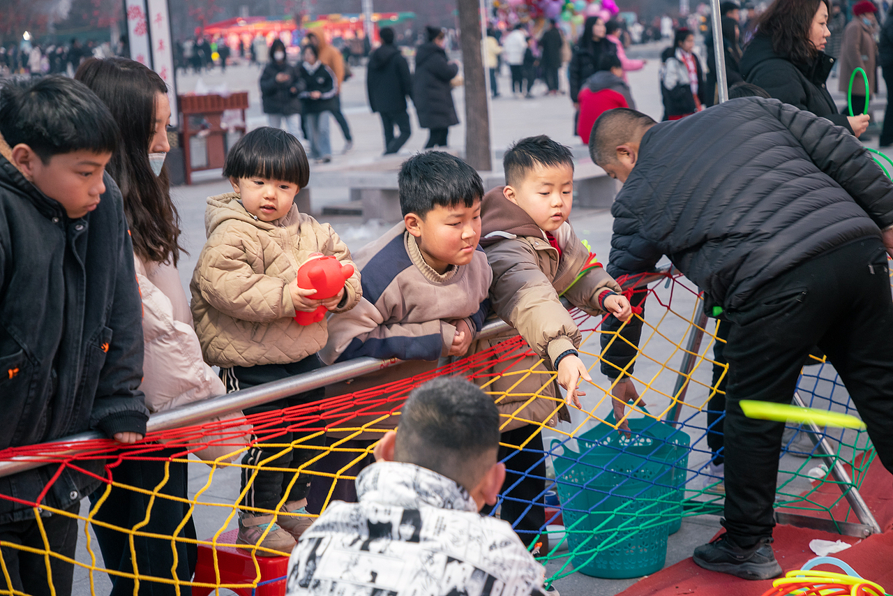 正月初一的魏祠公园