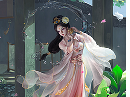 芍藥擬人角色插畫(huà)