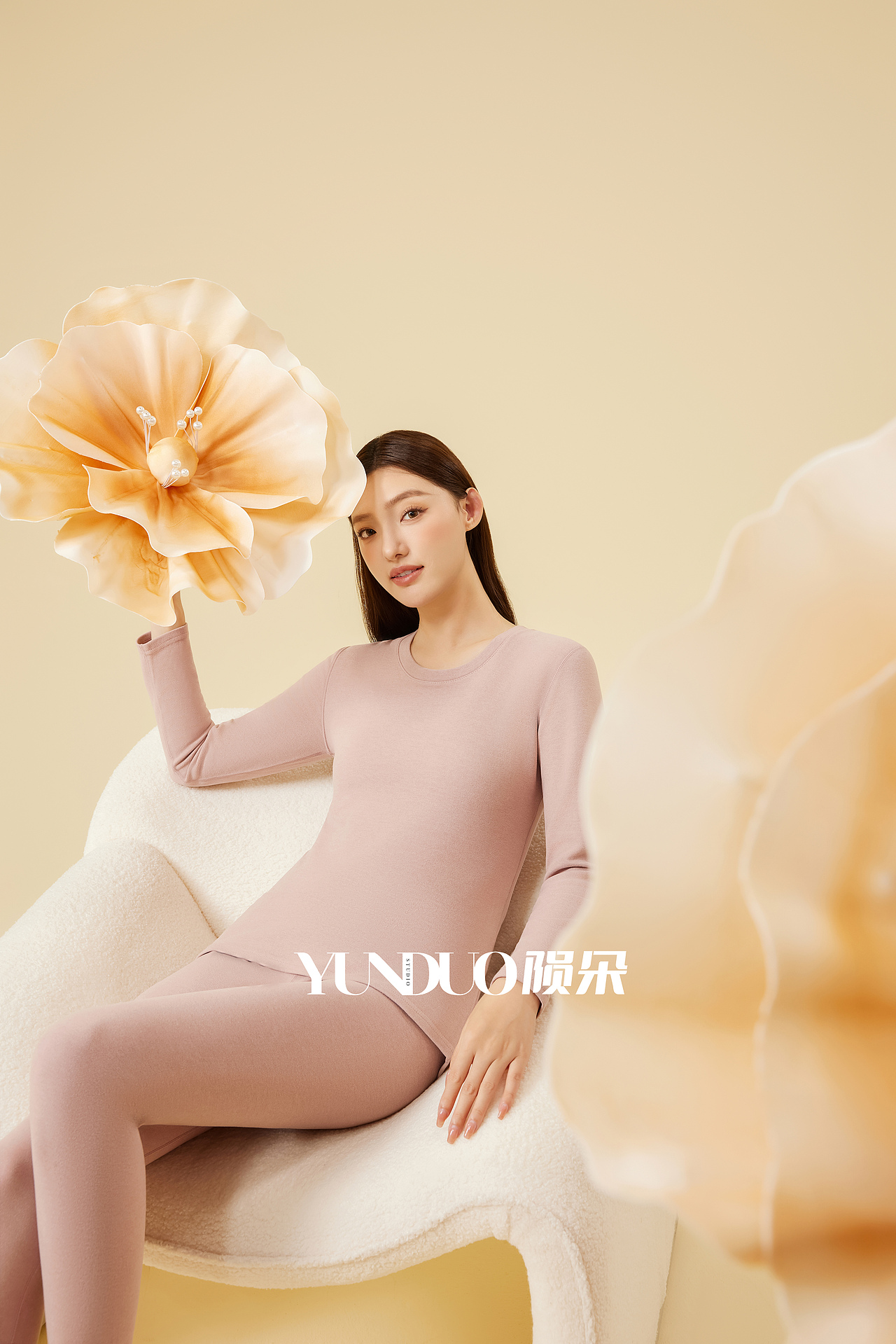 保暖内衣 内衣套装 创意场景棚拍案例