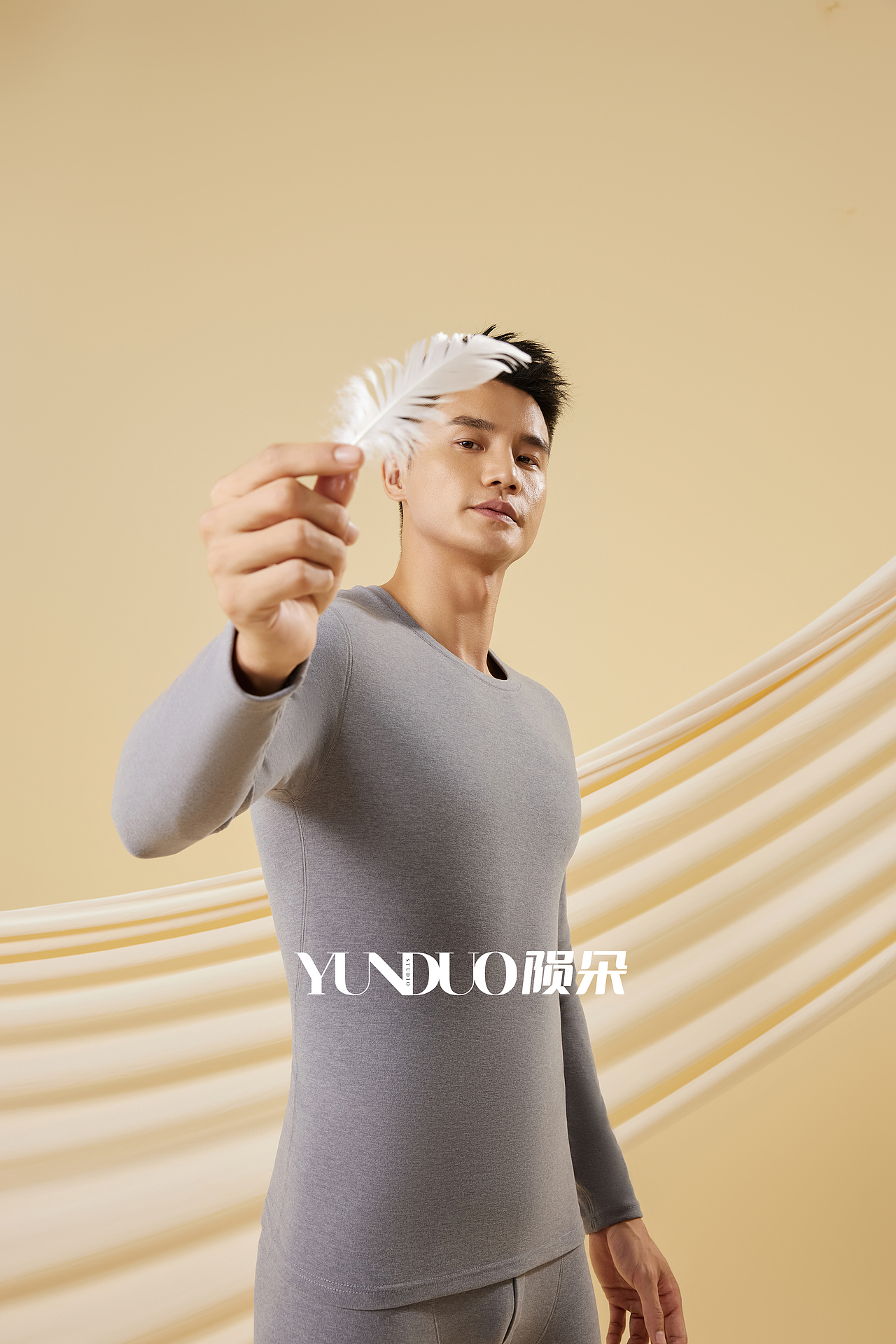 保暖内衣 内衣套装 创意场景棚拍案例