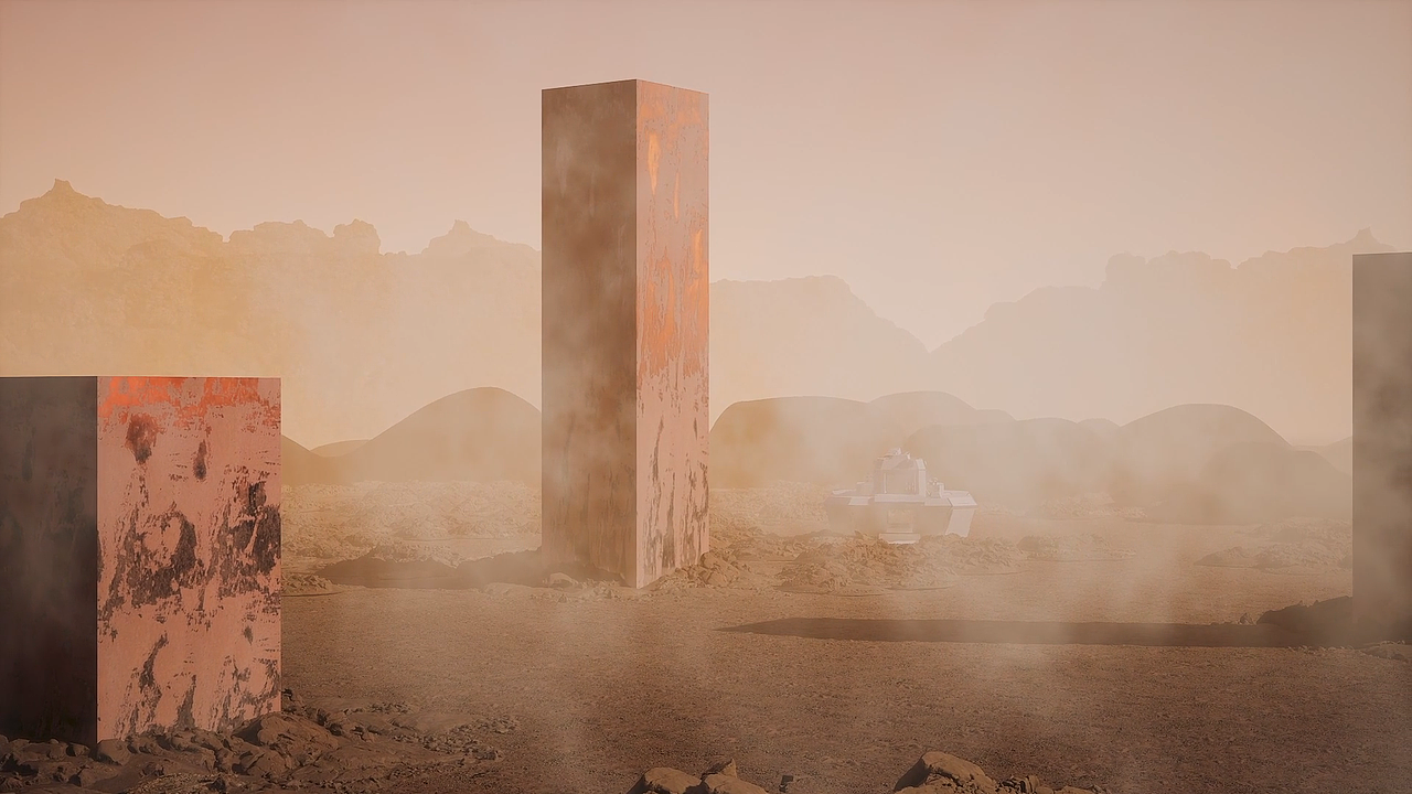 火星殖民地概念场景（图ZMzc3MzQyNzcy） - 动画/影视 - 站酷设计师鸿铭的理想设计原创素材 - 站酷ZCOOL