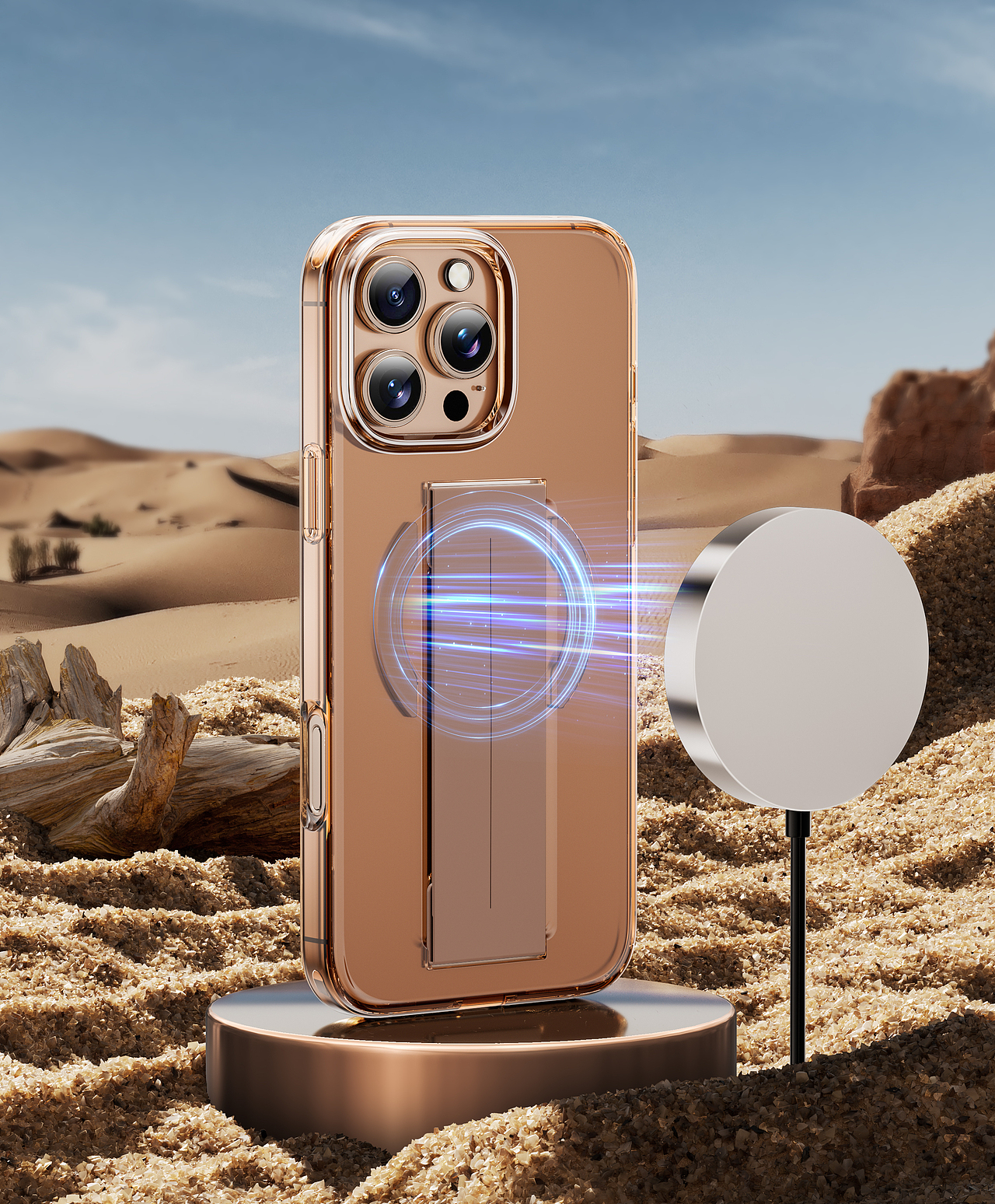 透明壳-手机壳渲染