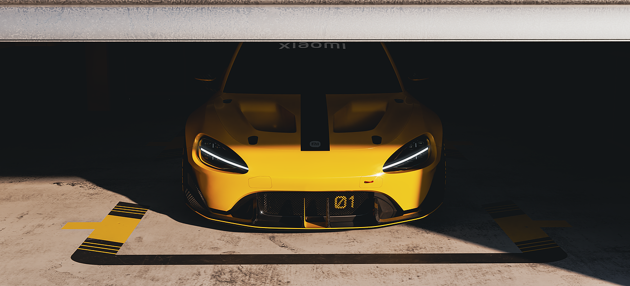 Xiaomi SU7 Ultra Prototype -CGI（图ZMzc3MzYwODUy） - 机械/交通 - 站酷设计师鹿笙Louis_Lu原创素材 - 站酷ZCOOL