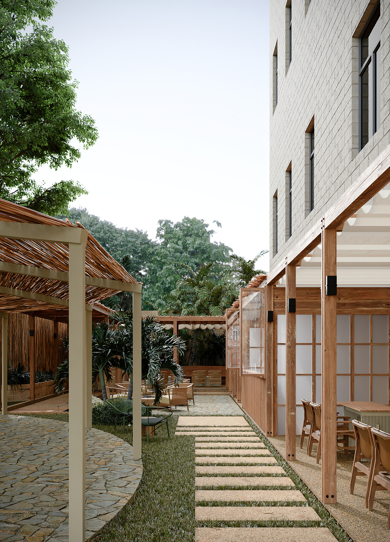 餐饮店设计|原木风简单装修可适应任何时代